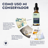 ▶ HEBBE Cosgard Conservador cosmetico Amplio Espectro Geogard 221 Aprobado Ecocert | Uso Cosmetica Natural | 30 ml