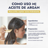 ▶ HEBBE   - ACEITE DE ARGÁN PARA MEZCLA CON ACEITES ESENCIALES | Hidratante Piel | Aceite Vegetal Cosmético | Cuidado Labios y Anti-Envejecimiento | 50 ml | Natural y Libre de Químicos | Perfecto para Aromaterapia y Masajes