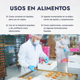 ▶ HEBBE - Glicerina Vegetal 5 kg | Ideal para Piel Sensible | Suavizante para Jabones | Reductor de Irritantes | Contenido de 5kg