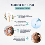 ▶ HEBBE HEBBE - ARCILLA BLANCA | Mascarillas Faciales y Corporales | Contenido 500 gr | Purifica y Suaviza la Piel | Controla Exceso de Grasa | 100% Natural y Sin Aditivos Químicos | Perfecta para Baños de Arcilla