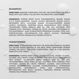 ▶ RAW SUGAR  Paquete Grow Pro para El Cuidado Del Cabello- Champú y Acondicionador Con Biotina Vegana para Anti-Adelgazamiento y Pro-Alargamiento, Marula y Marula para Cabello Más Llano, Formulado Sin Su