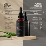 ▶ B Life  Sérum de Día para Rostro de 60 ml con 96% de Ingredientes Naturales, Suero Facial de Vitamina C, Ácido Hialurónico. Skincare Antiarrugas. Day Serum B Life.