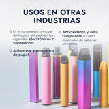 ▶ HEBBE - Propilenglicol, Hidratante y Solvente para Cosméticos, 1000 g