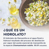 ▶ HEBBE  - Hidrolato de Manzanilla 120 ml | Calma la Irritación | Favorece la Regeneración de las Heridas de la Piel | Propiedades Calmantes y Antiinflamatorias | Mejora la Sequedad Capilar | Contenido 120 ml