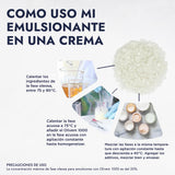 ▶ HEBBE  - Olivem 1000 100 g | Autoemulsionante vegetal | Emulsionante cosmetico o/w | Aporta un efecto extra hidratante | No deja sensación de grasa | Emulsiones suaves y sedosas | Contenido: 100 g