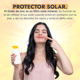 ▶ HEBBE  - Óxido de Zinc 500 g | Antiinflamatorio y Purificante | Calmante y Protector Solar | Blanqueante de Piel | Contenido de 500 g