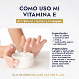 ▶ HEBBE  - Vitamina E 50 ml | Mejora la textura cutánea | Mejora la apariencia de la piel dañada por el acné | Refuerza la protección solar | Incrementa el nivel de humectación | Contenido: 50 ml