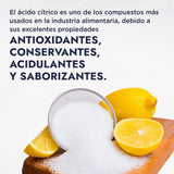 ▶ HEBBE  | Ácido Cítrico | Reduce el pH, Antioxidante y Quelante | Poros Renovados y Piel Radiante | 1 kg