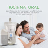 ▶ POCKET CARE | KIT Desinfectante Spray - Sin Alcohol | 2 Spray 15ml - SUAVE HIERBABUENA | Antibacterial Spray de Bolsillo Orgánico + REFILL 200ml | Sanitizante para Manos | Hand Sanitizer