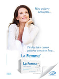 La Femme | Ayuda a reducir los síntomas de la premenopausia y menopausia de forma natural: bochornos, sudores nocturnos, cambios de humor, poca energía y más | Caja con 30 Cápsulas de gelatina blanda para un mes de tratamiento