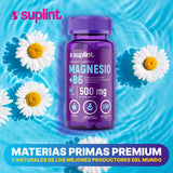 Suplemento Citrato de Magnesio 200 MG con Vitamina B6 | Vitaminas para Mujer y Hombre | Suplementos Alimenticios para Apoyo a Nervios, Músculos y Metabolismo | Suplemento Vegano para el Alivio del Estrés | Hecho en Holanda | 90 Cápsulas
