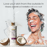 ▶ RAW SUGAR  Simply Body Wash Pineapple + Maqui Berry + Coconut - 25 fl oz