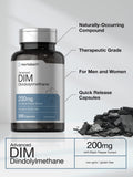 DIM Suplemento 200 mg | Diindolilmetano avanzado | 200 cápsulas vegetales | vegetariano, sin OMG, sin gluten | por Horbaach, (Empaque puede variar)