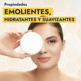 ▶ HEBBE  - Cera de Abeja 1kg | Multipropósito: Cabello, Piel, Velas | Refuerza Barrera Cutánea | Antiinflamatorio Natural | Conserva Humedad y Protege de Agentes Externos.