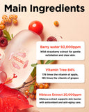 [TOCOBO] Tóner Vita Berry Pore 5.07 onzas líquidas / 5.1 fl oz, tóner facial con vitaminas, tóner de ajuste de poros, para pieles grasas y combinadas, vegano, sin alcohol, cuidado de la piel coreano