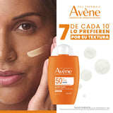 ▶ AVENE Ultra Fluid Ultra Mat, protector solar facial FPS 50 con TriAsorB, OIL CONTROL, textura ultrafluida, 50ml