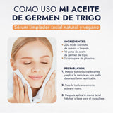 ▶ HEBBE  - Aceite de Germen de Trigo 100ml | Antioxidante y Nutritivo | Combate Sequedad | Estimula Regeneración | Refuerza Barrera Cutánea | Rico en Vitaminas E y D.