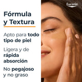 ▶Eucerin Sun Face Hydro-Fluid Protector Solar Facial Ultra-Ligero SPF 50+ 50ml Textura ligera, refrescante y de secado rápido. No deja el rostro brilloso.