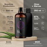 ▶ B Life  Tónico Facial de 500 ml con más de 99% de Ingredientes Naturales, Extracto de Aloe Vera, Jengibre, Agua de Rosas y Hamamelis. Tónico que Refresca y Calma la Piel. Face Tonic B Life.