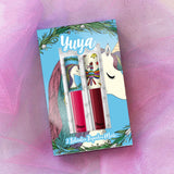 ▶ Republic Cosmetics Yuya  Set de 2 Labiales Líquidos "Me Quiero", Color Rosa Bebé