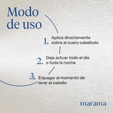 ▶ MARAMA | Tratamiento Reparador - sin Parabenos Reconstructor 250 ml | Fortalece el Cabello - Tratamiento para Cabello Maltratado - Ideal para Crecimiento de Cabello | Vegano - Cruelty-Free