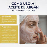 ▶ HEBBE   - ACEITE DE ARGÁN PARA MEZCLA CON ACEITES ESENCIALES | Hidratante Piel | Aceite Vegetal Cosmético | Cuidado Labios y Anti-Envejecimiento | 50 ml | Natural y Libre de Químicos | Perfecto para Aromaterapia y Masajes