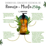 OLEUM VITAE Kit Cuidado de la Piel con Aceites Esencials de Romero y Menta. Hidratación Profunda. 4 pzas