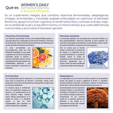 WOMENS DAILY MULTIVITAMIN AND ANCIENT MINERALS 4 en 1, 200 capsulas (1545mg por porcion) con Vitaminas, Minerales, Adaptogenos y Aminoacidos, Hormo Balance, by Eternal Nutrition - Ingredientes Naturales Premium de USA
