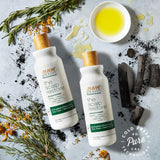 ▶ RAW SUGAR  Scalp Restore, Acondicionador, Restaura el Cuero Cabelludo, con Carbón Activado, Árbol de Té y Aceite de Moringa, Prensado en Frío, Vegano, Libre de Sulfatos, Siliconas y Parabenos, 532 ml