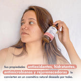 ▶ HEBBE  - Aceite de Almendras 1 L | Anti-Envejecimiento Facial | Humectante y Nutritivo | Fortalecedor de Pestañas | Tratamiento de Afecciones Cutáneas | Contenido de 1 L