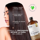 ▶ HEBBE  - Aceite de Ricino 1 L | Estimula Crecimiento de Pestañas Cejas y Barba | Pr