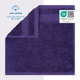 (100cm x 200cm Bath Sheet, Violet Purple) - 100cm x 200cm Jumbo Size, Thick & Large 650 GSM Ringspun Genuine Cotton Bath Sheet, Luxury Hotel & Spa Quality, Absorbent & Soft Decorative Kitchen & Bathroom Turkish Towels, Violet Purple