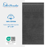 (100cm x 200cm Bath Sheet, Violet Purple) - 100cm x 200cm Jumbo Size, Thick & Large 650 GSM Ringspun Genuine Cotton Bath Sheet, Luxury Hotel & Spa Quality, Absorbent & Soft Decorative Kitchen & Bathroom Turkish Towels, Violet Purple