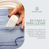 ▶ POCKET CARE | KIT Desinfectante Spray - Sin Alcohol | 2 Spray 15ml - SUAVE HIERBABUENA | Antibacterial Spray de Bolsillo Orgánico + REFILL 200ml | Sanitizante para Manos | Hand Sanitizer