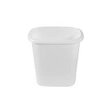 Rubbermaid Vanity Wastebasket, 6-Quart, white