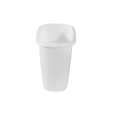 Rubbermaid Vanity Wastebasket, 6-Quart, white