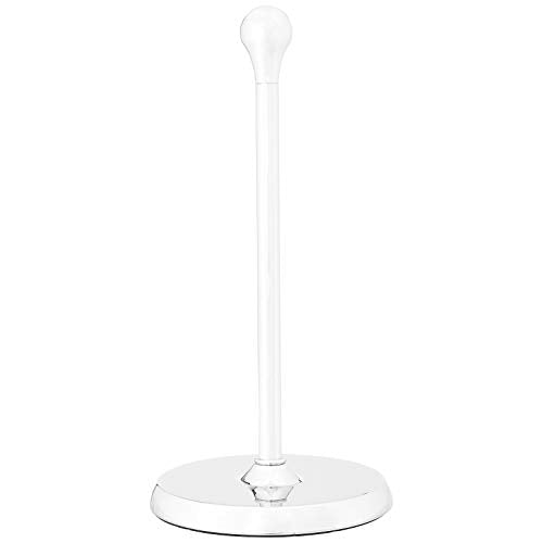 Amazon Basics Soporte redondo para toallas de papel, 13 pulgadas, cromado