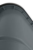 ▶ Rubbermaid Commercial BRUTE Recycling Bote de Basura con Tapa Abatible, 50 Galones, Gris