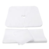 Juego de 60 sábanas de mesa de masaje, gruesas, suaves, desechables, fundas de almohada para reposacabezas de masaje para mesas de masaje, spa, sala de estar, cama (blanco)