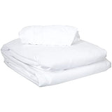 Juego de sábanas de masaje ForPro Premium de microfibra de 3 piezas, blancas, ultraligeras, resistentes a las manchas y las arrugas, incluye sábana plana de masaje, sábana bajera ajustable para masajes y funda de masaje pa