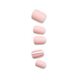 KISS imPRESS - Manicura a presión, kit de uñas, tecnología PureFit, uñas cortas a presión, mantener en contacto, incluye almohadilla de preparación, mini lima, palo de cutícula y 30 uñas postizas