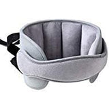▶ Car Head Support Toddle Car Neck Relief Baby Child Car Seat Adjustable Head and Neck Support Band - A Comfortable Sleep Solution (Gray)