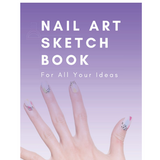 ▶ Libro de arte de uñas, libro de diseño de uñas, práctica de diseño de libros de uñas para bocetos creativos de diseño de uñas, libro de pintura de ... libro de arte acrílico, ideas de bocetos