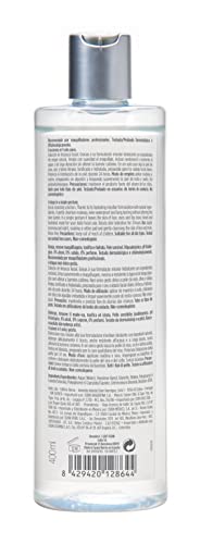 ISDIN Micellar Solution 4 en 1 Agua Micelar: Limpia, Desmaquilla, Hidrata y Tonifica, 400ml