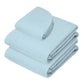 Juego de sábanas de franela de 3 piezas, funda de cama facial de algodón suave, incluye sábanas planas y bajeras con funda para la cuna, color azul