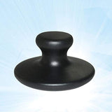 Piedras de Masaje Profesional basalto de Lava Natural Piedra Caliente Piedra de energía Hongo en Forma de Cabeza para Terapia de Masaje SPA 2 Piezas