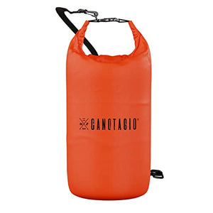 Canotagio Bolsa Impermeable. Mochila a Prueba de Agua para Senderismo y Deportes Acuáticos. Bolsa Seca Disponible en 5, 10, 20 y 30 Litros. Dry Bag. Waterproof Bag Backpack (Naranja, 30 LTS)