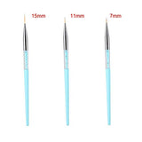 Nail Art Painting Pen, Nail Art Dotting Liner Brush Nail Liner Brush Herramientas De Dibujo,Herramienta Uñas De Organic For Maquillaje Principiante(Azul)