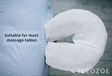 ▶ Sábanas y fundas Fundas desechables para cuna facial, 100 unidades, para mesa de masaje, suaves, transpirables, de grado médico, antiadherentes, para almohada de pestañas
