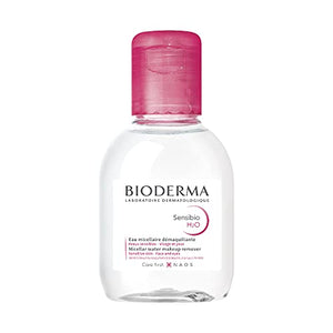 Bioderma Sensibio H2O Agua Limpiadora Micelar y Solución Removedora de Maquillaje para Cara y Ojos. 100 ml